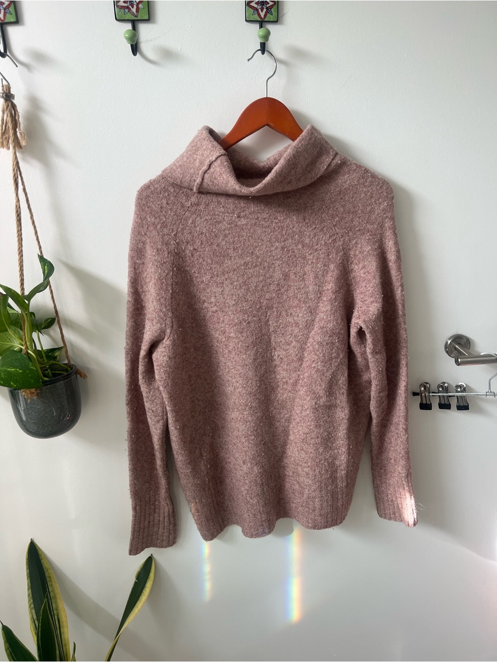 Aritzia Rosewood Funnel Neck Sweater